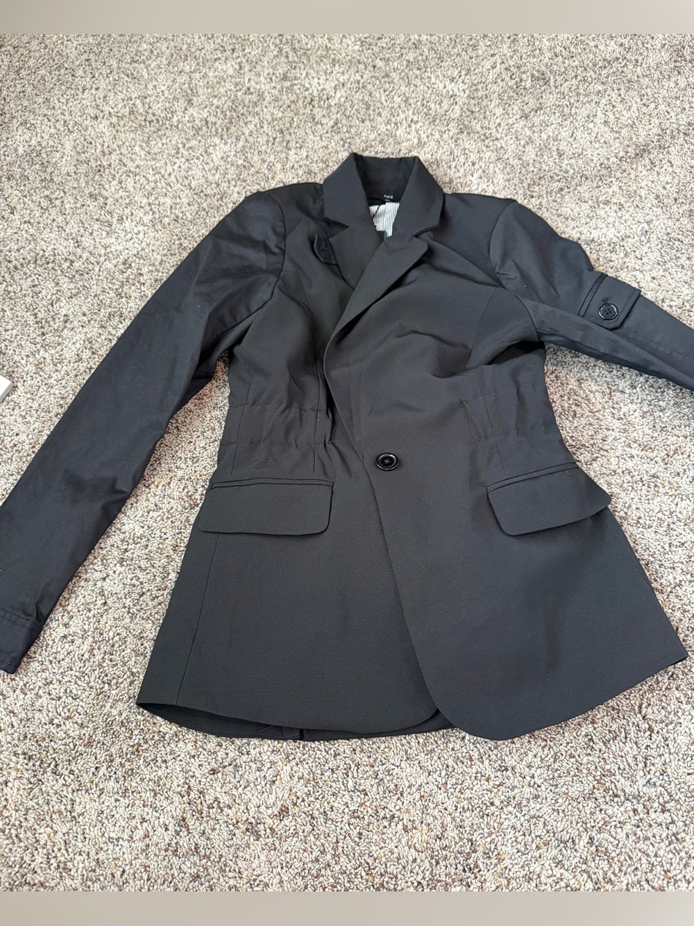 NWT Fate Women’s Black Hooded Blazer — Size Small